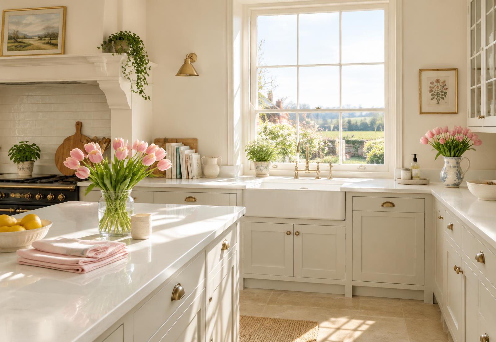 Freshly cleaned bright kitchen in a Colchester home